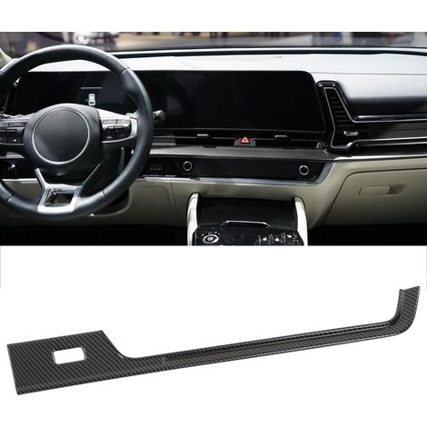 Cache de ventilation avec motif fibre de carbone, uniquement pour conduite à gauche, pour KIA Sportage NQ5 2022+ surdimensionné. (1/5)