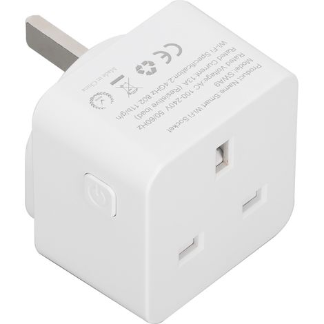 Prise connectée Wi-Fi avec télécommande pour la domotique (AC100-240V 50/60Hz) (1/5)