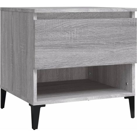 Maison Exclusive - Tavolino Grigio Sonoma 50x46x50 cm in Legno Multistrato