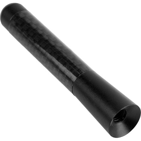 Antenne radio courte en fibre de carbone 3 pouces, vis de fixation, pour voiture universelle, tuning auto, noir (1/5)