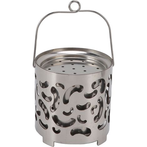 Mini chauffage de camping portable en acier inoxydable pour l'hiver et l'automne. (1/5)