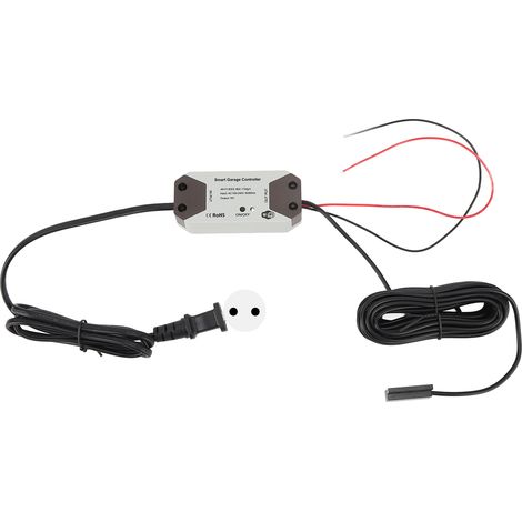 Ouvre-porte de garage intelligent WiFi 100-240V, ABS, contrôle par application smartphone, prise UE, pour maison