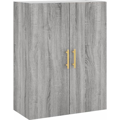Maison Exclusive - Armario de pared gris Sonoma 69,5x34x90 cm (1/5)