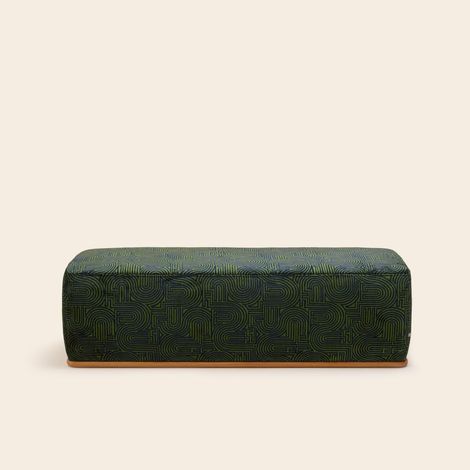 Banc en Bois et jacquard Klark ARNEL