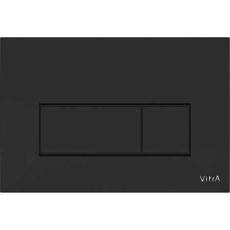 VitrA Root Square Plaque de commande, finition noir mat (1/5)