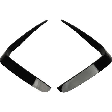Spolier latéral de pare-chocs avant gauche droite, 2 pièces, noir brillant pour série 4 G22 G23 G26 M Sport 2020 à 2024 (1/5)