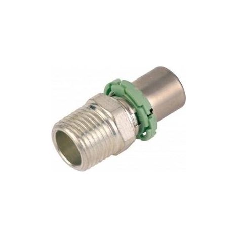 Comap 742ECX Manicotto dritto maschio a crimpare (x2) - S7243GV - Ø20x2mm - 1/2"