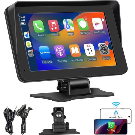 Version mit Bildschirm und 7-Zoll-Projektions-Sonnenschutz, ohne Dashcam. - Version mit Bildschirm und 7-Zoll-Projektions-Sonnenschutz, ohne Dashcam. (1/5)