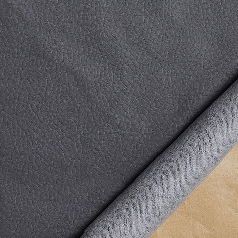 Patch Autocollant Cuir Gris, 1 Patch de Réparation en Cuir PU Patch de Réparation Kit Premiers Soins pour Canapé de Siège de Voiture Meubles Vestes Sac À Main 50X138CM (1/5)