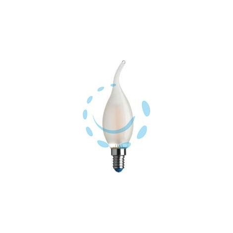 LAMPADA FILO LED FIAMMA STICK SATINATA E14 - 4.5w - 4000°K naturale - 470 lm - 35x123h