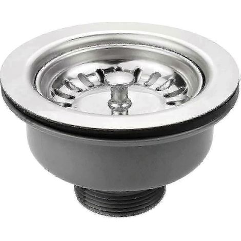 Accessoire d'évier de cuisine résistant aux hautes températures, crépine en acier inoxydable de 114 mm (1/5)