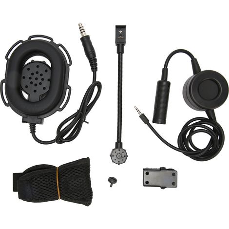 Casque Talkie-Walkie 3,5mm avec Micro Anti-Bruit Ajustable, Écouteur Radio Bidirectionnelle, Adaptateur PTT Imperméable (1/5)