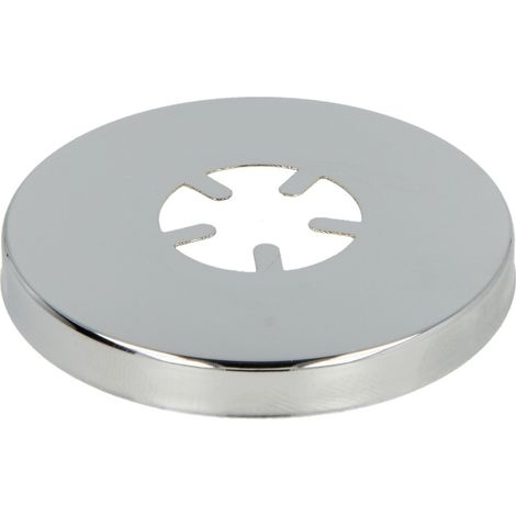 Rosace coulissante design, laiton chromé 61 mm x 1/2 x 7 mm
