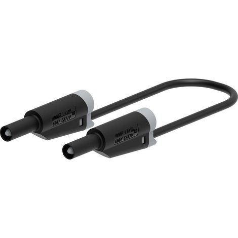Electro PJP 2719-IEC-CD1-100N Cavo di misura Connettore 4 mm, Spina a banana 100 cm Nero 1 pz. (1/2)