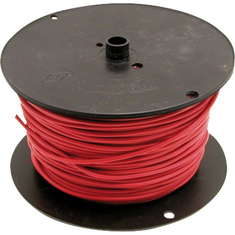 Cavo elettrico unipolare rosso, sezione 1,5 mm², lunghezza 100 m.