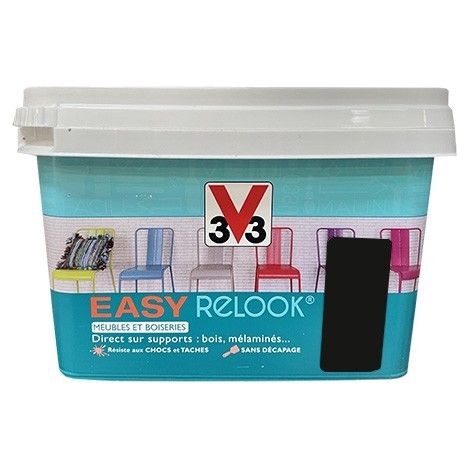 V33 Vernis Easy Relook Noir lounge 0,5 L (1/3)