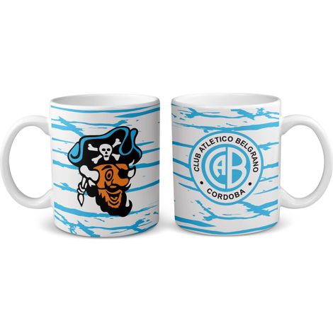 Tasse en céramique Belgrano de Cordoba, Argentine. Pirate. Tasse à café de 300 ml, tasse en céramique 300 ml. (1/5)