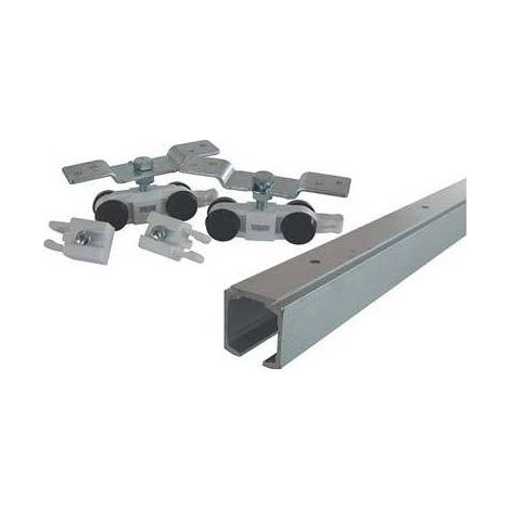 PORTE COULISSANTE AU PLAFOND EN KIT 1400 OMGE