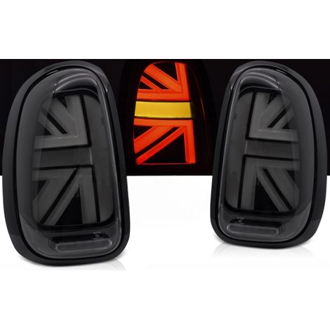 Paire de feux arriere Mini Cooper R60 de 2010 a 2016 Fume - FULL Led (1/4)