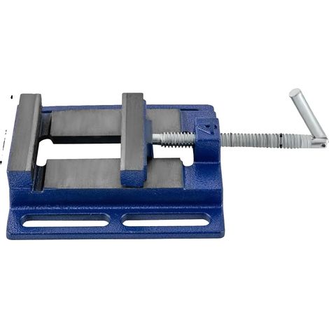 Tornillo de banco para taladro, alta durabilidad, gran estabilidad, azul. (1/2)