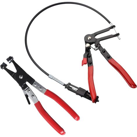 Pince Collier de Serrage, Pince a Collier, Pince a Collier Durite, Pince Collier Cardan, Pince Collier Echappement, Pince Durite Autoserrant Pince Flexible Auto pour Réparation de Voiture (1/5)