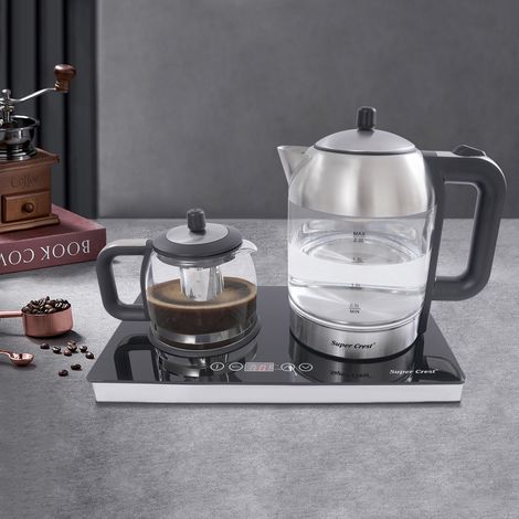 Bollitore acqua elettrico 2 in 1 con touchscreen, 1500W e controllo temperatura 2L (1/5)