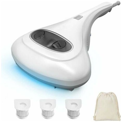Pulitore per materassi, aspirapolvere per materassi tessili con lampada disinfettante UV, senza sacco, filtro HEPA lavabile, con (1/5)