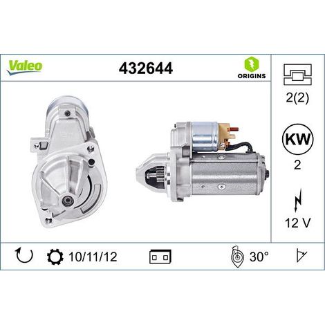 Démarreur VALEO 432644 MERCEDES-BENZ 0031515001 0041517101 004151710180