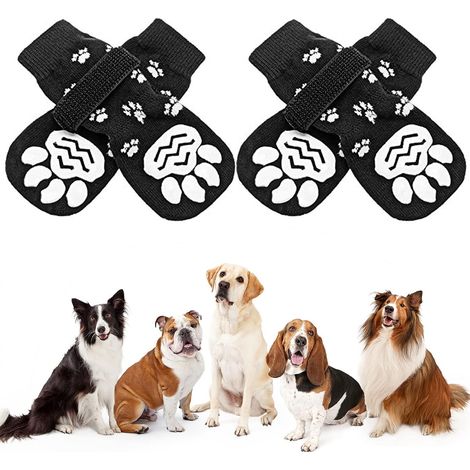 2 paires de chaussettes antidérapantes pour chien, PET claw Protector Dog boots Dog claw Socks Dog scratch (m) (1/5)