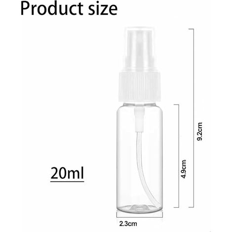 Flacon Vaporisateur Vide,Flacon Spray Vide,Vaporisateur Vide,Flacon Parfum Vide, Portable Flacons Atomiseurs(20ML (1/3)