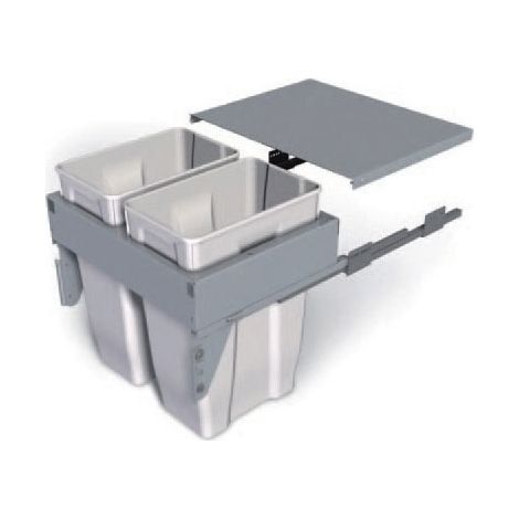 Poubelle suspendue caisson de 600 - Contenance : 70 L - Hauteur : 560 mm - GOLLINUCCI