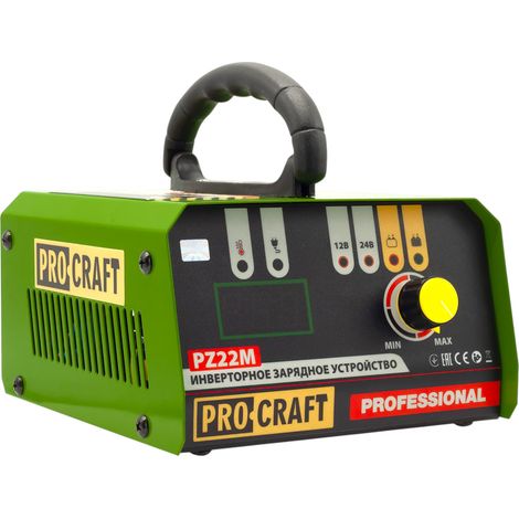 Caricabatterie Procraft PZ22M 12/24 V Tensione di carica 20/15 A Corrente di carica per batterie auto
