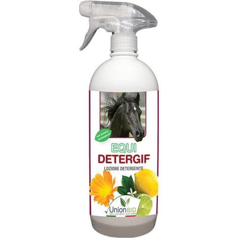EQUIDETERGIF shampooing sec pour chevaux au parfum d'agrumes 1 litre