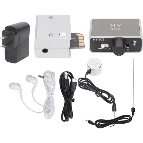 Détecteur de fuites d'eau professionnel haute sensibilité à double sonde, testeur d'écoute pour fuites intérieures/extérieures 100-240V prise US. (1/5)