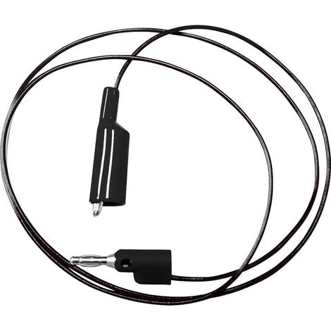Mueller Electric BU-2030-A-48-0 Cavo di misura Spina a banana 4 mm Morsetti a coccodrillo 1.2 m Nero 1 pz.