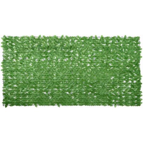 Furniture Limited – Balkonsichtschutz mit grünen Blättern, 300 x 150 cm (1/5)