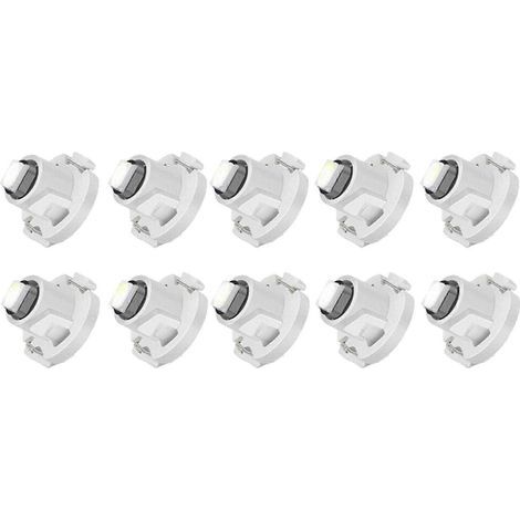10 ampoules LED blanches T4 T4.2 Neo Wedge 1-SMD pour tableau de bord. tableau de bord et climatisation (1/5)