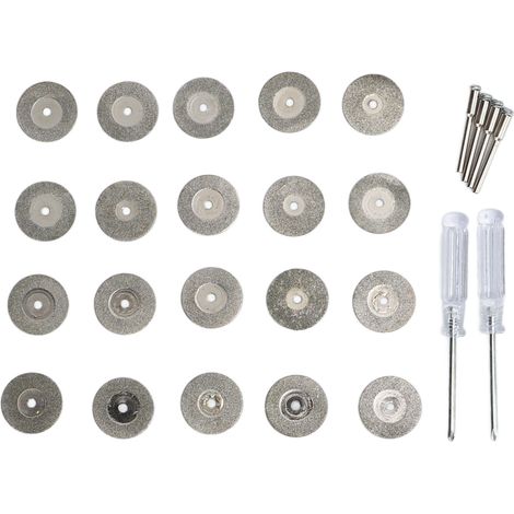 Lame de scie diamantée petite pour utilisation sur surface sèche ou humide, résistante à l'abrasion, disque de coupe diamanté haute dureté à trous ronds (1/5)