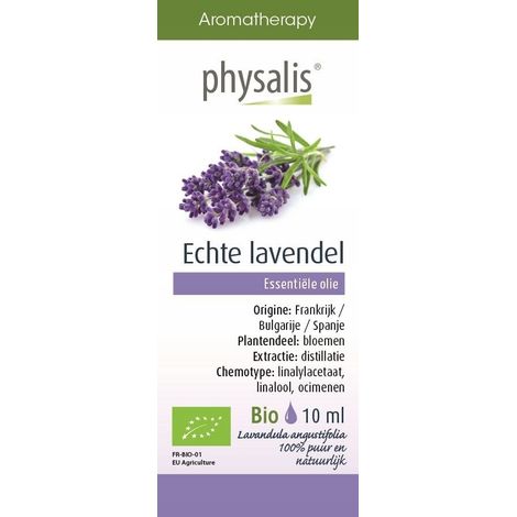 Ätherisches Bio-Lavendelöl (schmalblättrig) 10 ml - Physalis (1/2)