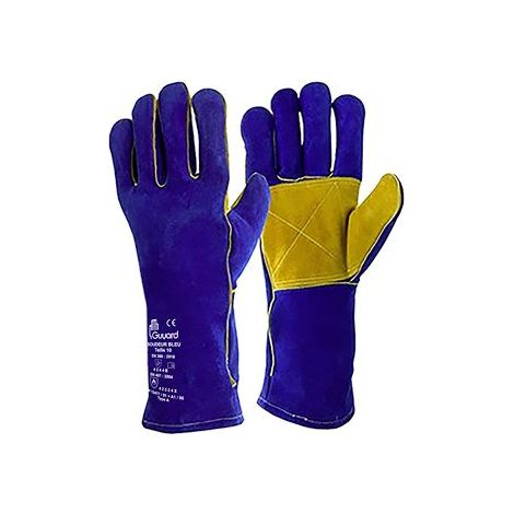 Gants GUYARD SOUDEUR BLEU, Taille 10, 12 Paires, Bleu ( Prix pour Paquet de 12 Paires )