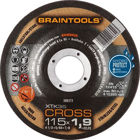 Rhodius Disco de corte 115 mm espesor 1,9 mm paquete 25 (1/2)