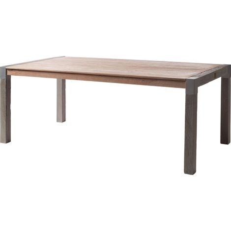 Esstisch Akazie 220x100x76 beige lackiert AMSTERDAM 116