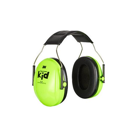 Gehörschutz 3m™ Peltor™ Modell Kid Neon-Grün, Kopfbandmodell und für Kinder von 1 bis 7 Jahren geeignet, 27 dB, 175 g.