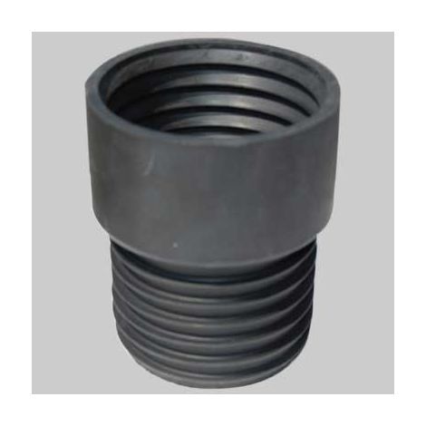 RIDUZIONE IN GOMMA NERA PER RACCORDO TUBI  80 x 75     MADE IN ITALY