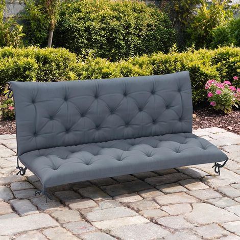 Coussin de banc 3 places 150 x 98 cm matelas assise et dossier (1/5)