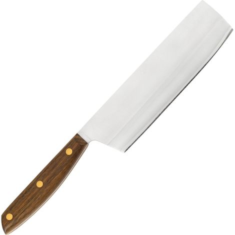 Arcs Nordika Series - Usuba Knife - Stainless Steel NITRUM - Blade de 175 mm - Handle de Ovengkol Wood 100% natural de certified forests - Packaging 100% recycled