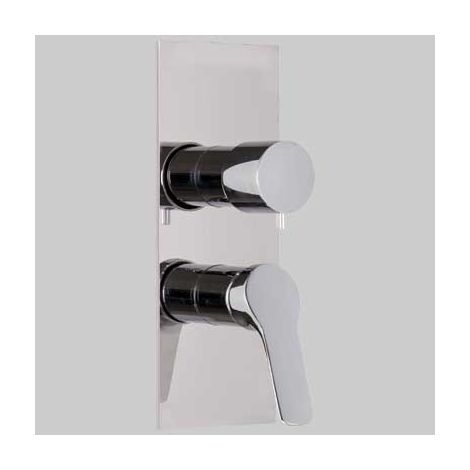 Rubinetto Miscelatore Doccia Incasso con Deviatore 23 Uscite Cromo Fima