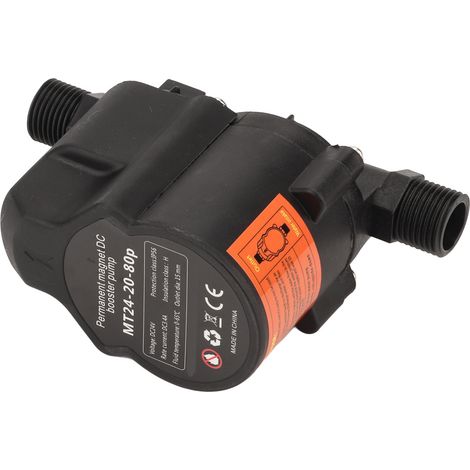 Pompe surpresseur d'eau automatique silencieuse pour douche mini circulateur 24V DC prise EU 100-240V (1/5)