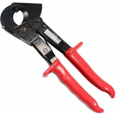 Coupe-câble à cliquet 240 mm² – Acier dur traité – Mécanisme à cliquet pour coupe rapide – Poignée antidérapante ergonomique - HS-325A (1/5)