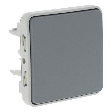 Legrand 069506L Trasformatore impermeabile reversibile per realizzare 5 funzioni Plexo IP55 IK08 con finitura grigia
